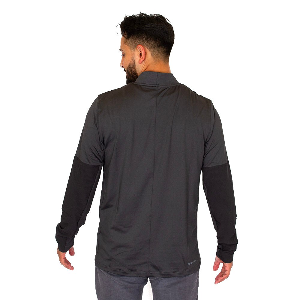 Classic Oregon O, Nike, Grey, Pullover, Performance/Dri-FIT, Men, Football, Midweight, Coaches, Pullover, Sweatshirt, 926076